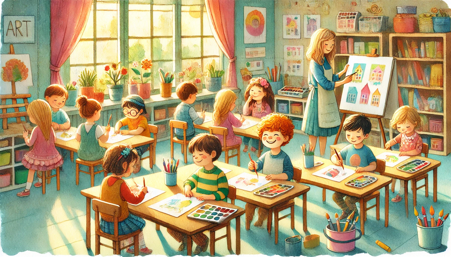 難問⑤ 絵の続きを考える問題と個性の表現